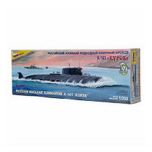 Сборная модель Российский атомный подводный ракетный крейсер К-141 "Курск" (1:350) 9007 ЗВЕЗДА