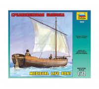 Сборная модель Средневековая шлюпка (1:72) 9033 ЗВЕЗДА